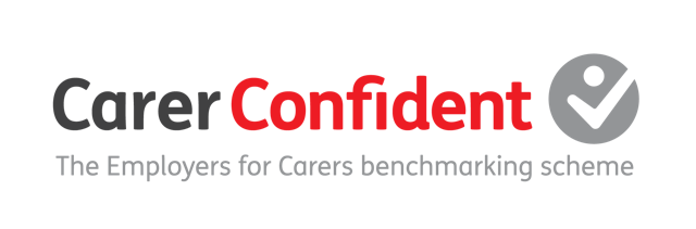 Carer Confident" and a checkmark logo, followed by the text: "The employer of carer benchmarking scheme".
