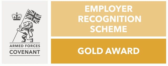 Armed Forces Covenant, Employer Recognition Scheme, Gold Award logo
