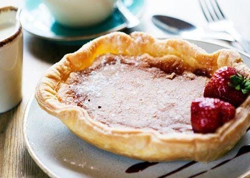 Image of a strawberries tart.